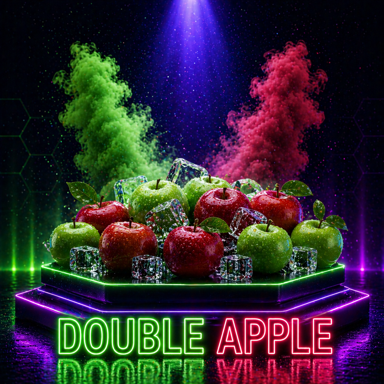 Sabor de vape maçã dupla